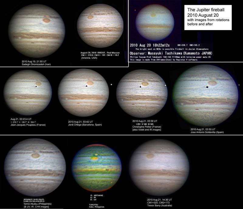 Jupiter Took a Double Wallop as Amateurs Watched